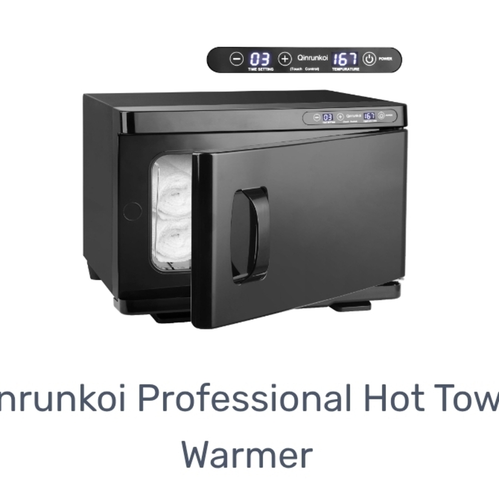 Black Hot Towel Warmer